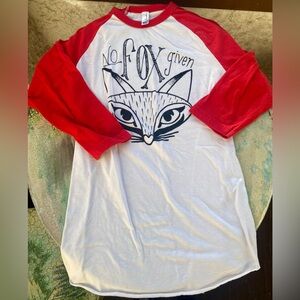 No fox given baseball tee S
